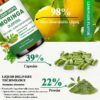 Version 1.0.0 Suplemento de moringa líquido con vitaminas A,C,B y minerales