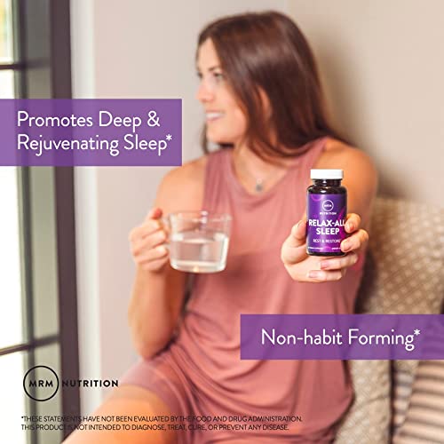 Suplemento MRM Relax-All sin gluten para dormir bien