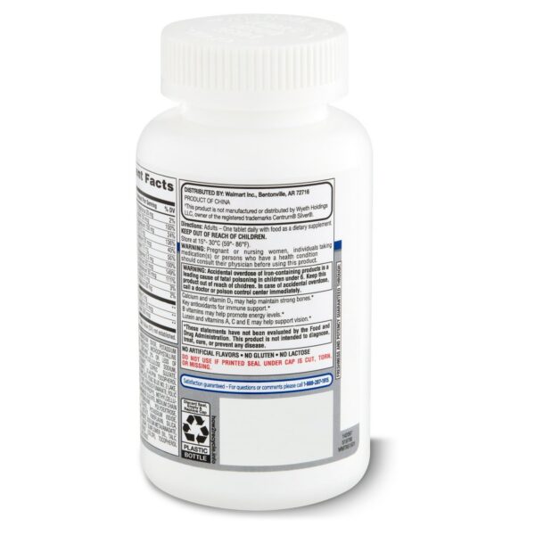 Suplemento multivitamínico Equate Complete para mujeres