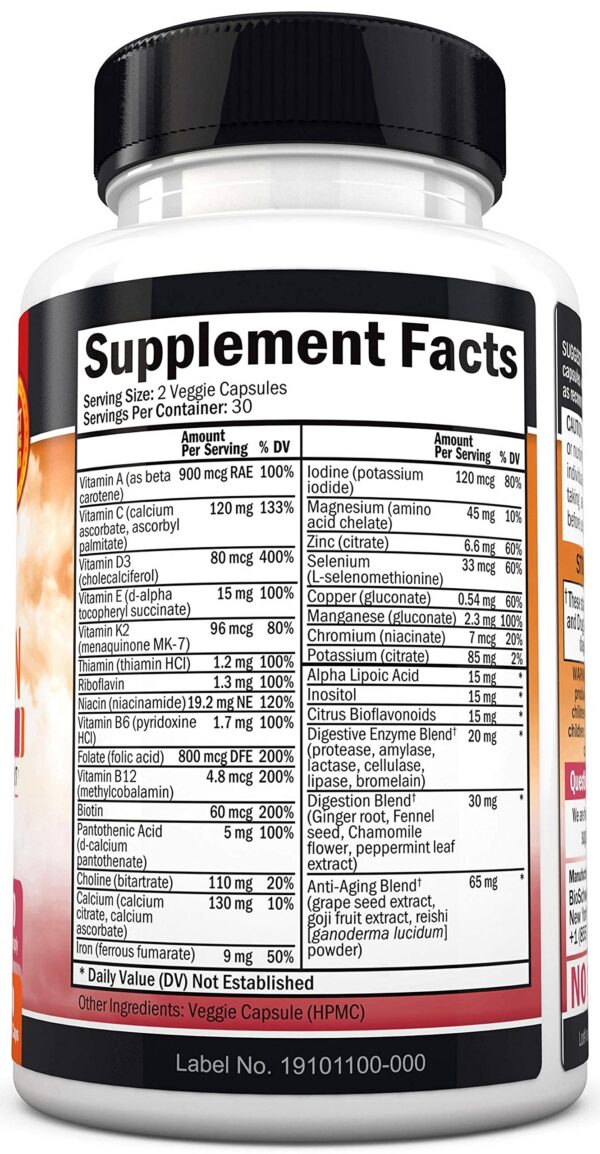 Suplemento multivitamínico para mujeres BioSchwartz 60 cápsulas