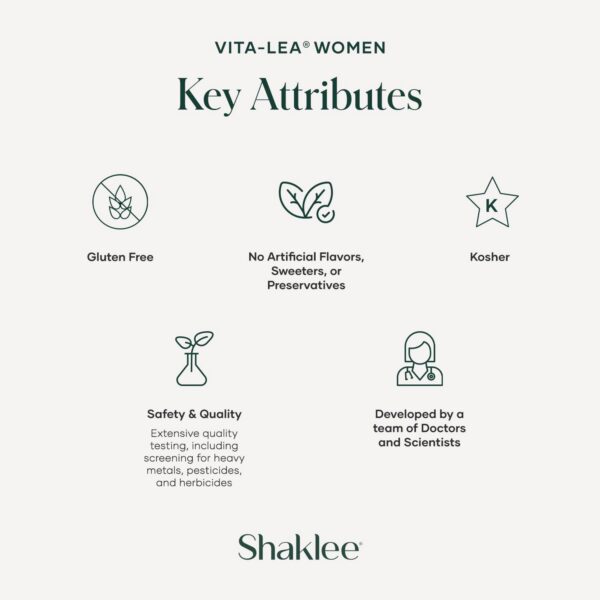 Suplemento multivitamínico Vita-Lea Mujer Shaklee 240 tabletas