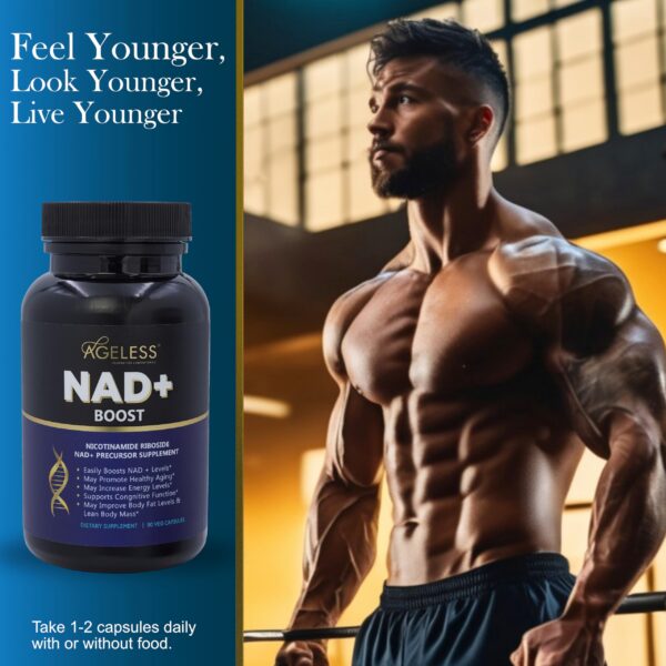 Suplemento NAD+ Ageless caja frontal