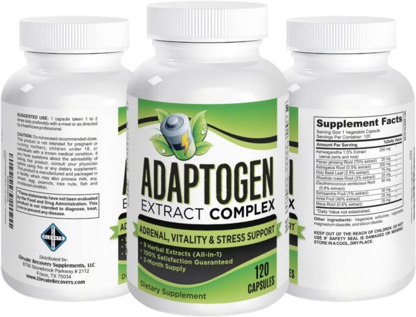 Suplemento Natural de Adaptógenos para Energía