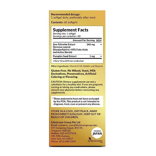 Suplemento natural AFC con Saw Palmetto para hombres
