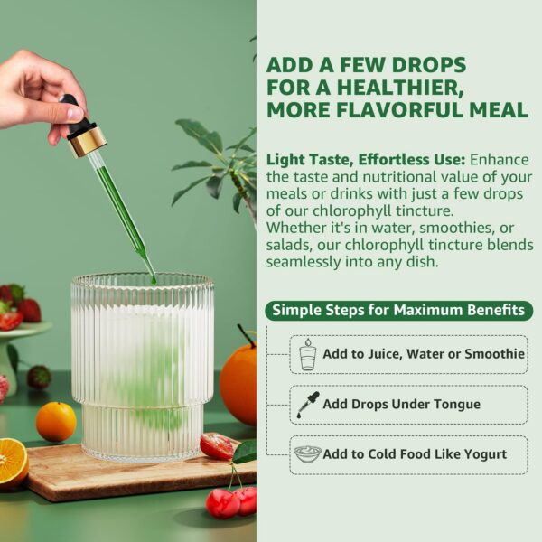 Version 1.0.0 Suplemento natural clorofila líquido 2 frascos pack