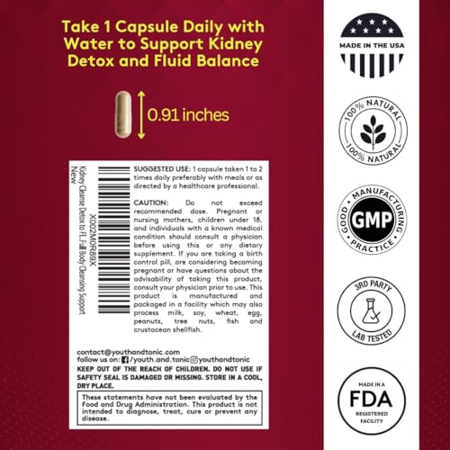 Version 1.0.0 Suplemento natural para detoxificación digestiva y renal Youth & Tonic
