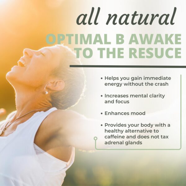 Suplemento natural para energía y enfoque B Awake