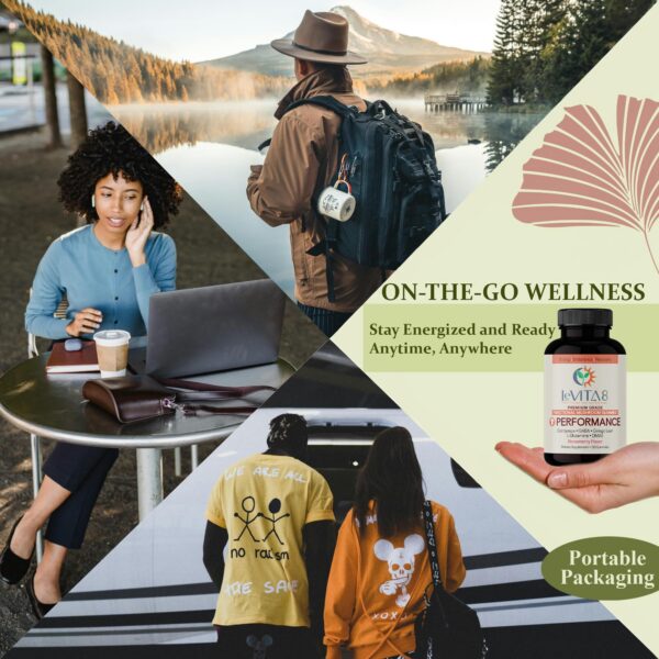 Suplemento natural en gomitas LeVITA8 para resistencia y enfoque