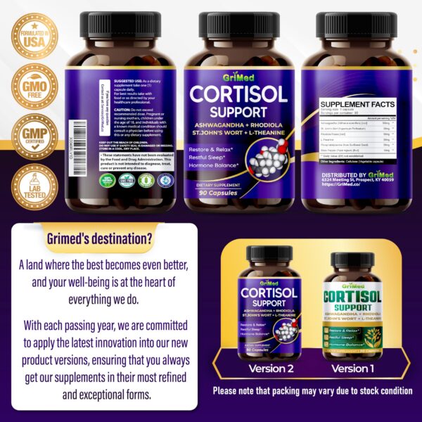 Suplemento natural seguro GriMed sin gluten ni azúcar