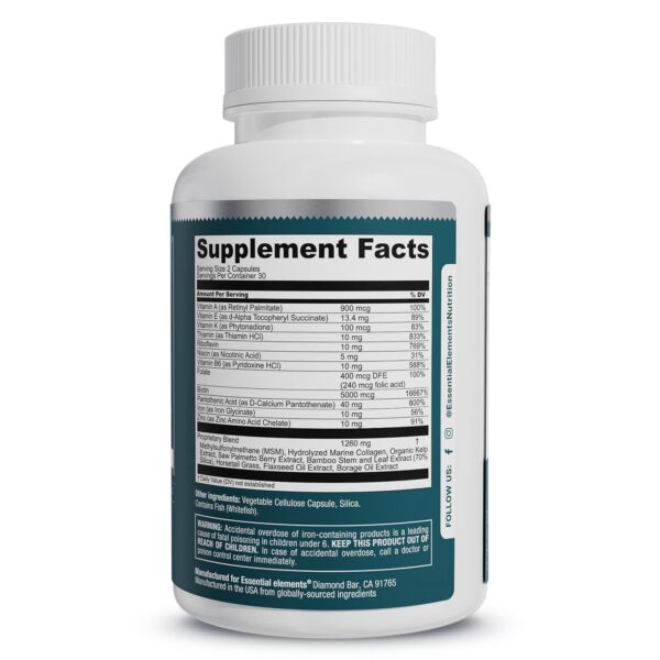 Suplemento natural Hair Hero de Essential Elements