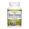 Suplemento natural HerbalFactors Panax Ginseng en cápsulas blandas