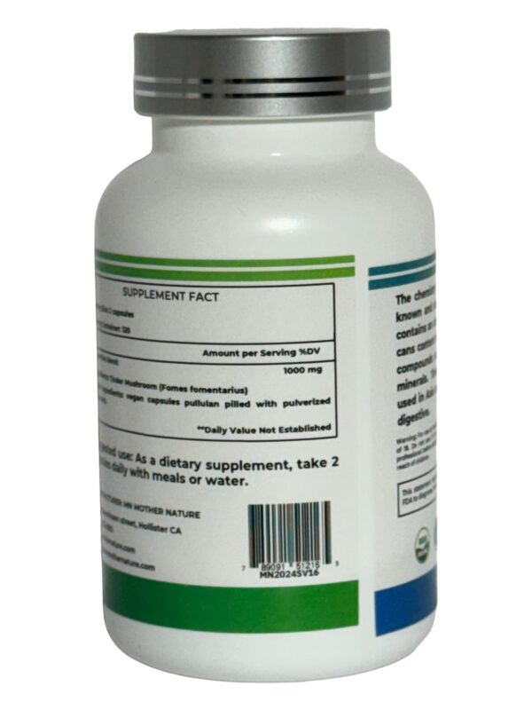 Suplemento natural hongo Tinder MN Mother Nature 1000mg