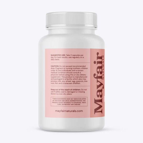 Suplemento natural con ingredientes efectivos benéficos Mayfair