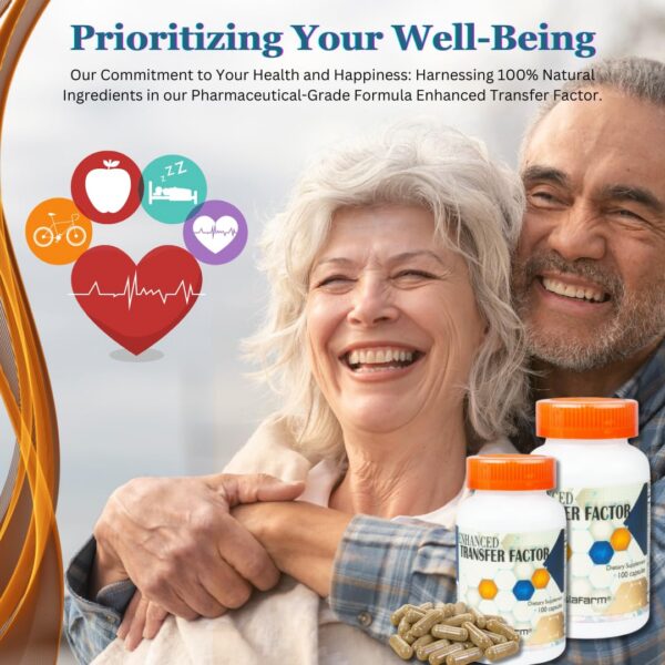 Suplemento natural inmunológico Transfer Factor Enhanced