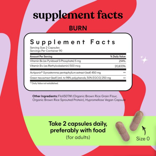 Suplemento natural Lemme Burn con extracto clínico Actiponin