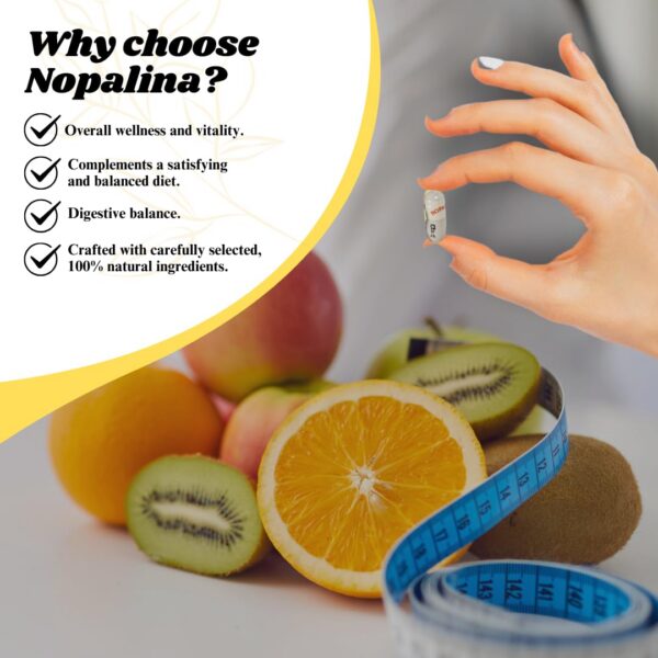 Suplemento natural linaza plus Nopalina cápsulas