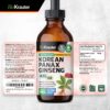 Suplemento natural líquido Bio Krauter ginseng bacopa