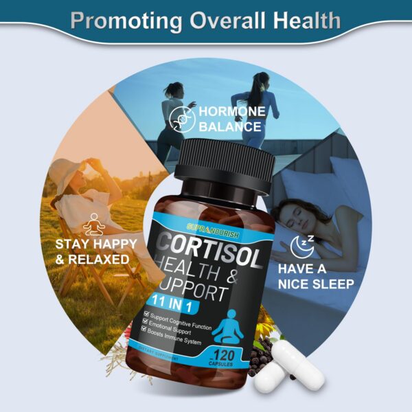 Suplemento natural para manejo cortisol y estrés SUPRANOURISH