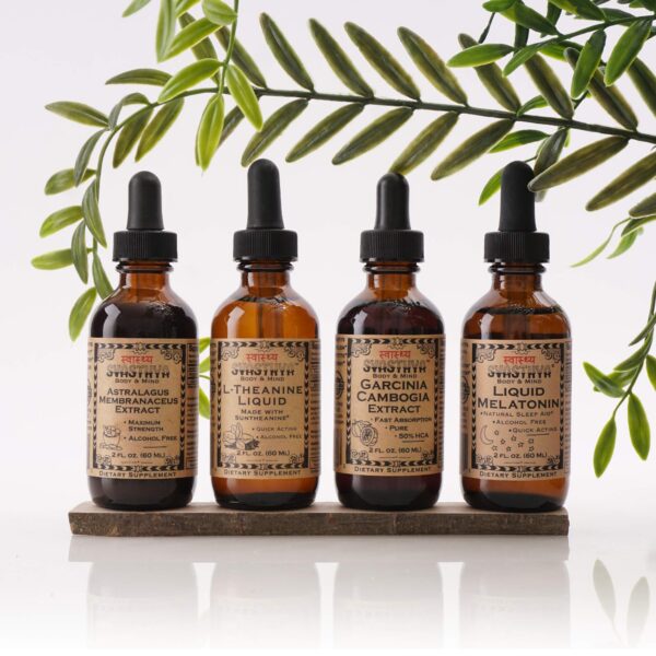 Suplemento natural melatonina líquida Svasthya USA 3 pack