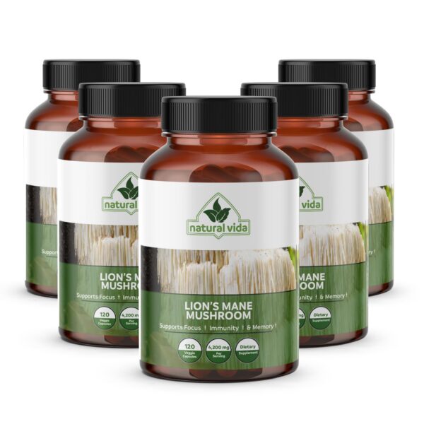 Suplemento natural Melena de León 120 cápsulas Natural Vida