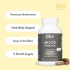 Suplemento natural Mood Mushrooms con ingredientes potentes