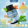Suplemento natural moringa cúrcuma jengibre Tulsi Ashwagandha
