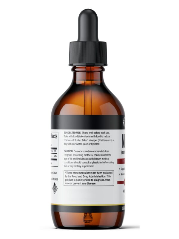 Suplemento natural de niacinamida líquida para salud