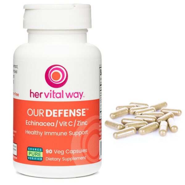 Suplemento natural Our Defense con ingredientes premium