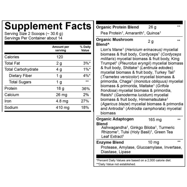 Suplemento natural PlantFusion apoya mente y cuerpo