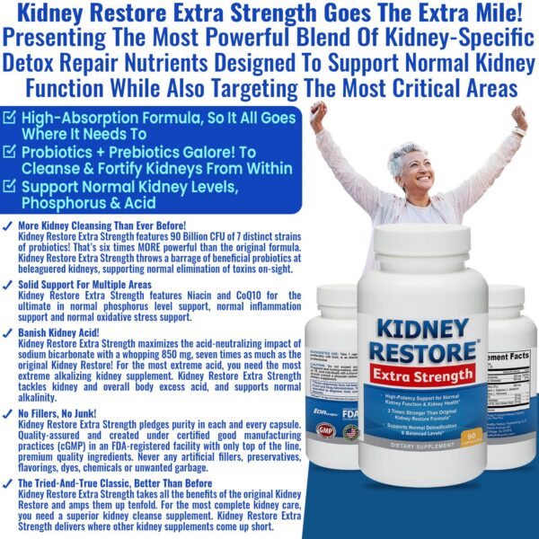 Suplemento natural para rejuvenecimiento y reparación de riñones