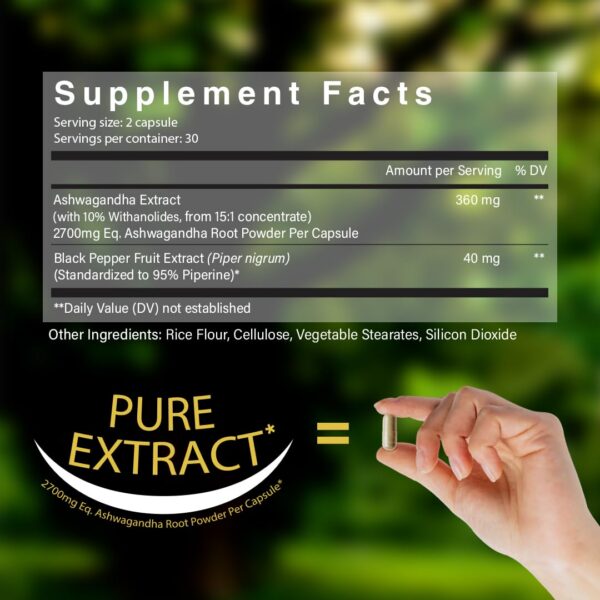 Suplemento natural sin gluten para estrés y energía mejorada