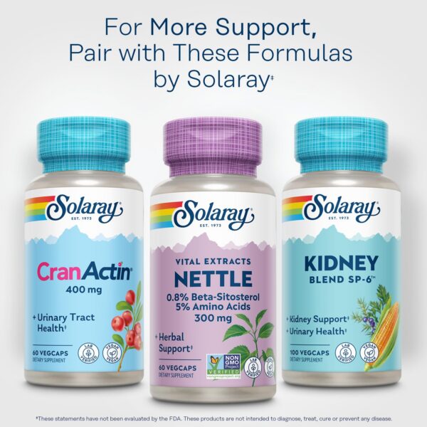 Suplemento natural Solaray extracto ortiga beta sitosterol