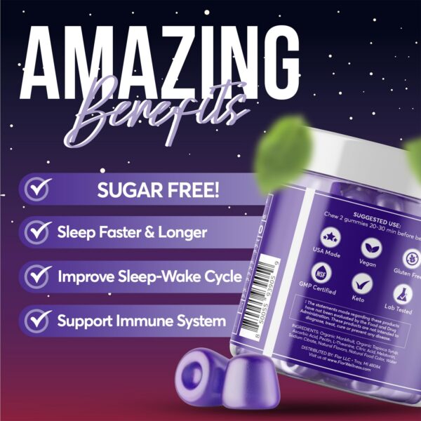 Suplemento natural para dormir FIOR con melatonina y L-teanina