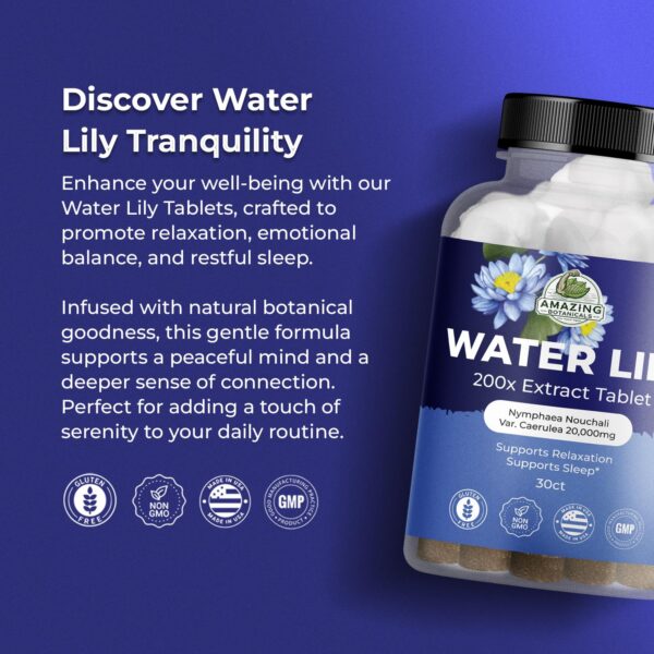 Suplemento natural para sueño y relajación Amazing Botanicals