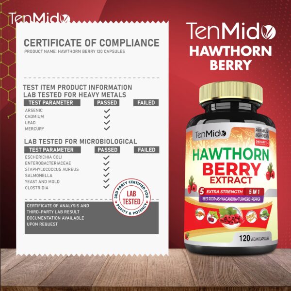 Suplemento natural Tenmido para salud cardíaca y energía