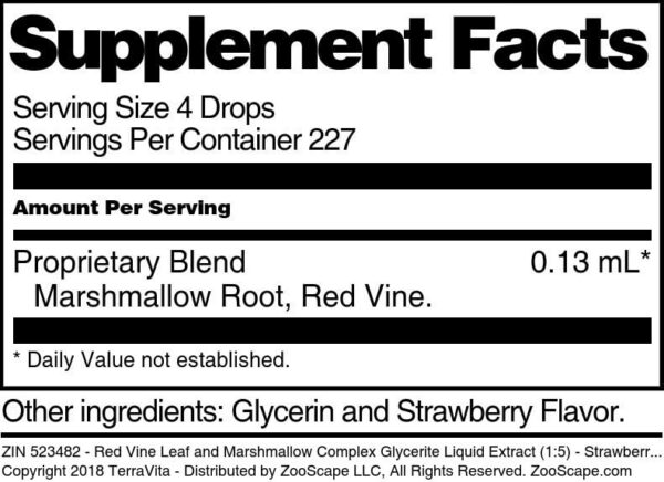 Suplemento natural Terravita con extracto sabor fresa