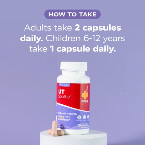 Suplemento natural UT Soothe para salud urinaria Redd Remedies