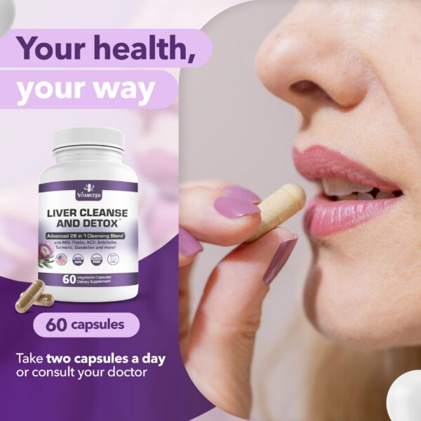 Suplemento natural Vitamized para cuidado y detox hígado