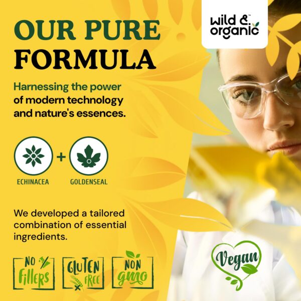 Suplemento natural Wild & Organic para sistema respiratorio