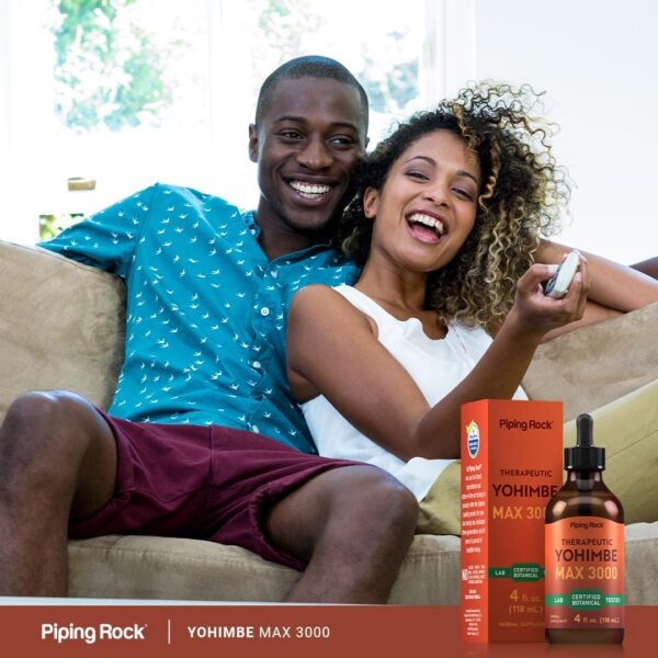 Suplemento natural yohimbe Piping Rock fórmula vegetariana