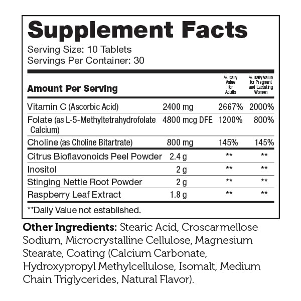 Version 1.0.0 Suplemento natural avanzado Zahler para salud y lactancia materna