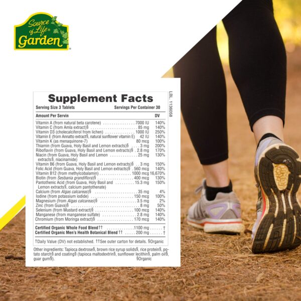 suplemento Nature's Plus multivitamínico hombres energías