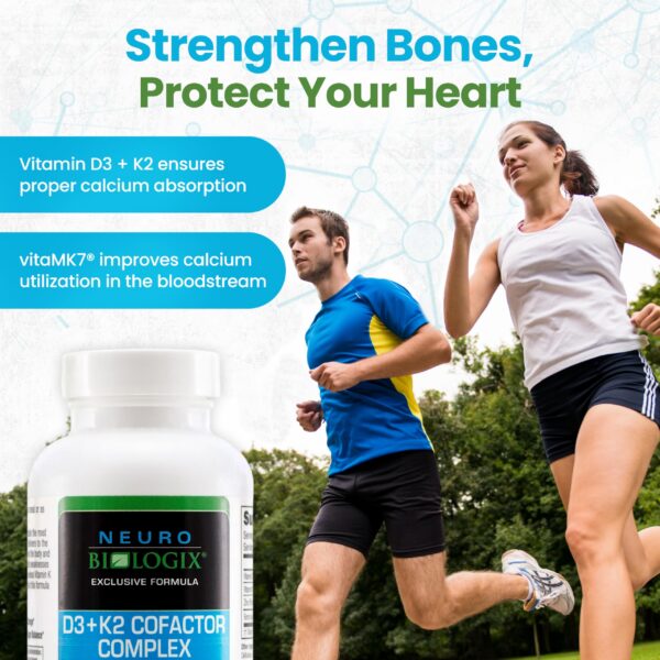 Version 1.0.0 Suplemento Neuro biologix D3+K2 beneficios para huesos