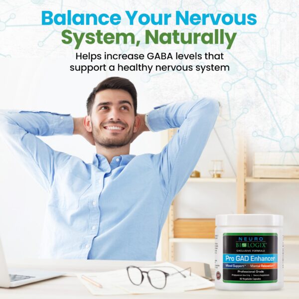 Suplemento Neurobiologix Pro GAD para estados de ánimo equilibrados