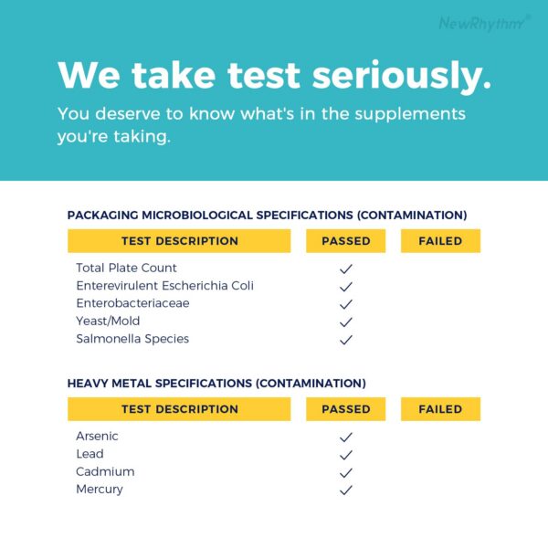 Suplemento NewRhythm probióticos sin refrigeración