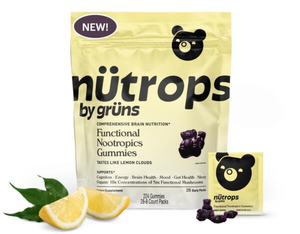 Version 1.0.0 Suplemento nootrópico natural con extractos de hongos Grüns