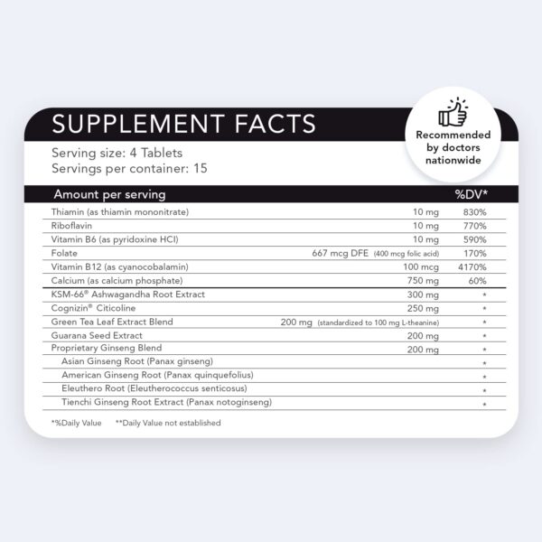 Suplemento nootrópico para mejorar memoria y concentración Nugevity