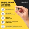 Frascos apilados Nootrix Prime Brain 180 cápsulas