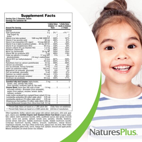 Imagen del paquete 120 tabletas Animal Parade Gold vegan friendly sin gluten