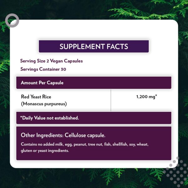 Suplemento nutricional mrm arroz levadura roja sin gluten 30 porciones